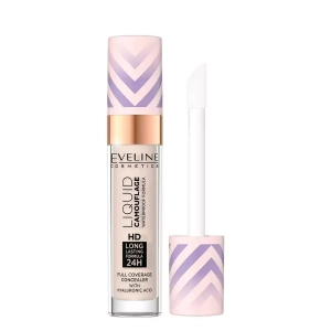 Eveline Cosmetics LIQUID CAMOUFLAGE Wodoodporny korektor kamuflujący z kwasem hialuronowym 01