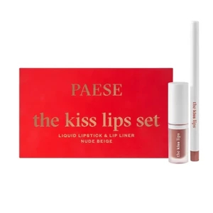 Paese The Kiss Lips Zestaw pomadka i konturówka 01 Nude Beige