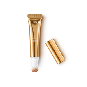 KIKO Milano Juicy Fizz Light-Shot Luminizer rozświetlacz do twarzy w płynie z aplikatorem gąbkowym 01 Sunkissed Rose 14ml