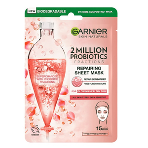 Garnier 2 Million Probiotics Fractions Repairing Sheet Mask regenerująca maska na tkaninie 22g