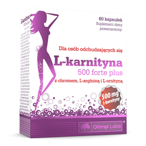 Olimp Labs L-Karnityna 500 Forte Plus suplement diety 60 kapsułek