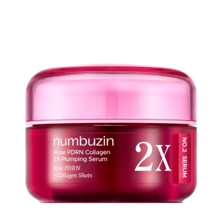 Numbuzin No.2 Rose PDRN Collagen 2X Plumping Serum - Ujędrniająco-nawilżające serum kolagenowe z PDRN i peptydami 30ml