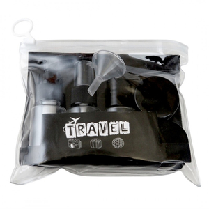 Ecarla Zestaw akcesoriów podróżnych Czarny