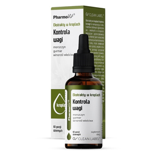 Pharmovit Ekstrakty w kroplach Kontrola wagi suplement diety w kroplach 30ml