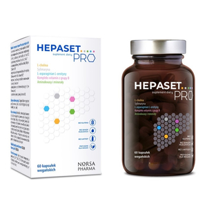 Norsa Pharma Hepaset Pro suplement diety 60 kapsułek