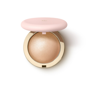 KIKO Milano Hug Couture Cheek Dewlight Highlighting Blush rozświetlający róż w pudrze 01 Golden Tulle 8g