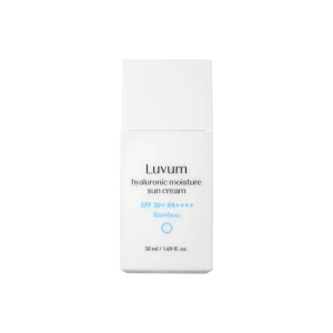 Luvum Bamboo Hyaluronic Moisture Sun Cream - Delikatny krem przeciwsłoneczny z roślinnym kwasem hialuronowym SPF 50+ PA++++ 50ml