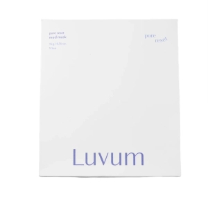 Luvum Pore Reset Mud Mask Box - Maska błotna w płachcie z kwasami PHA 5 sztuk