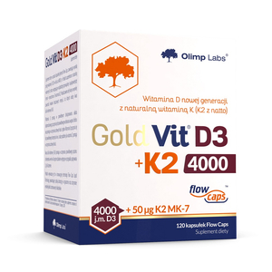 Olimp Labs Gold-Vit D3+K2 4000 suplement diety 120 kapsułek