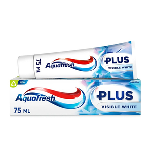 Aquafresh Plus Visible White pasta do zębów z fluorkiem 75ml