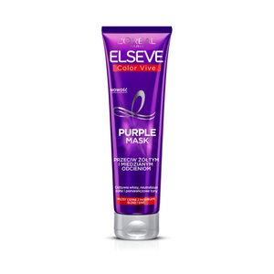 L'Oreal Paris Elseve Color-Vive Purple Mask maska do włosów przeciw żółtym i miedzianym odcieniom 150ml