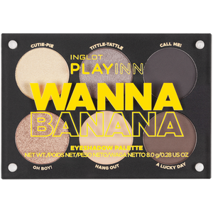 Inglot Paleta cieni do powiek playinn wanna banana