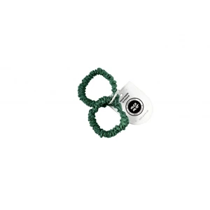 Mexmo Scrunchie Mini Dark Green - Zestaw dwóch gumek jedwabnych