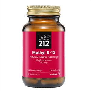LABS212 Methyl B-12 suplement diety 120 kapsułek