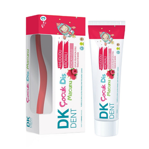 Dermokil DK Dent pasta do zębów dla dzieci Malinowa 50ml + szczoteczka