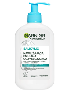 Garnier Pure Active nawilżająca emulsja oczyszczająca do twarzy 250ml