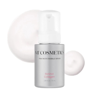 VT Cosmetics Pink Micro Bubble Serum Retinol Collagen - mikrobąbelkowe serum z retinolem i kolagenem 70ml