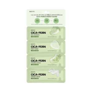 NACIFIC Cica PDRN Synergy Blend Zestaw miniatur 4-stopniowej pielęgnacji 4x1,5ml