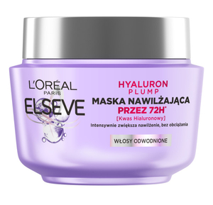 L'Oreal Paris Elseve Hyaluron Plump maska nawilżająca do włosów odwodnionych 300ml