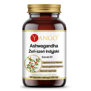 Yango Ashwagandha suplement diety 90 kapsułek