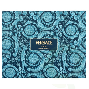 Versace Eros zestaw woda toaletowa spray 50ml + żel pod prysznic 50ml + balsam po goleniu 50ml
