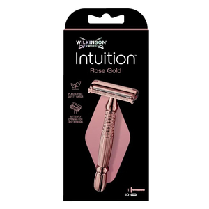 Wilkinson Intuition Rose Gold rączka i 10 wymiennych ostrzy