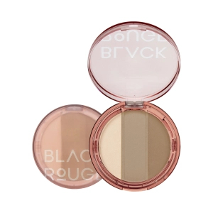 BLACK ROUGE Upanddown Triple Contouring - Paleta do konturowania twarzy Classic 10g