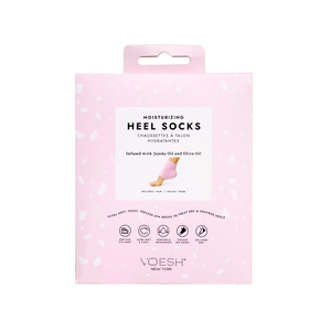 VOESH Moisturizing Heel Socks nawilżające skarpetki żelowe na pięty Pink 1 para