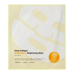 Sungboon Editor Deep Collagen Niacin Vita C Brightening Mask - Rozświetlająca Maska Hydrożelowa do Twarzy 1szt.