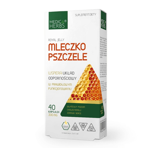 Medica Herbs Mleczko Pszczele suplement diety 40 kapsułek