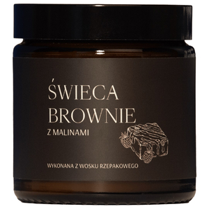 Mglife Świeca Brownie z malinami 120ml