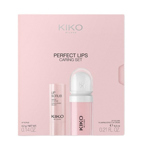 KIKO Milano Perfect Lips Caring Set zestaw pielęgnacyjny: peeling do ust i krem pielęgnacyjny do ust