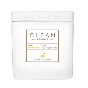 Clean Reserve Fresh Linens sojowa świeca zapachowa 227g