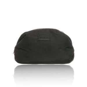 MINTI Collection Small Pillow Puff Bag Black Miękka kosmetyczka