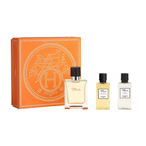 Hermes Terre D'Hermes zestaw woda toaletowa spray 50ml + żel pod prysznic 40ml + balsam po goleniu 40ml