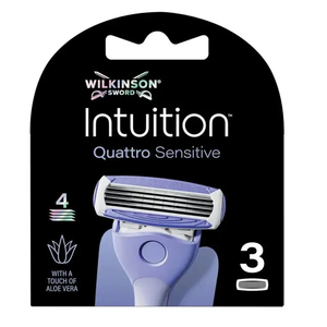 Wilkinson Intuition Quattro Sensitive wkład z 4 ostrzami 3szt
