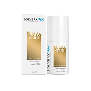 SOLVERX BEAUTY GOLD SHINE Krem do twarzy i pod oczy 30ml