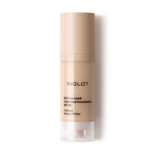 Inglot Pielęgnacyjny podkład do twarzy skin focused spf 50+ 302 ivory beige 30ml