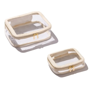 MINTI Collection Travel Bag Vanilla SET zestaw 2 kosmetyczek podróżnych