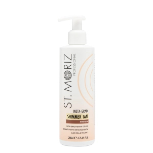 St. Moriz Professional Insta-Grad Shimmer Tan - Samoopalający balsam do ciała z efektem glow Medium 200ml