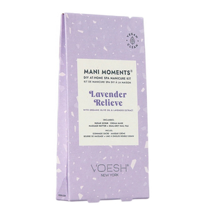 VOESH Mani Moments zestaw do 3-etapowego manicure Lavender Relieve