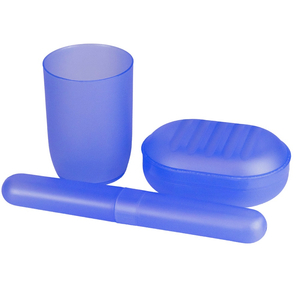 Inter Vion Zestaw akcesoriów toaletowych Niebieski