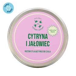 Cztery Szpaki Rozświetlający mus do ciała Cytryna i Jałowiec 150ml