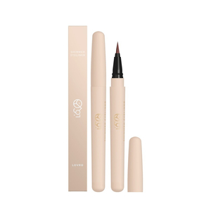 LOVRO Błyszczący płynny eyeliner brązowy