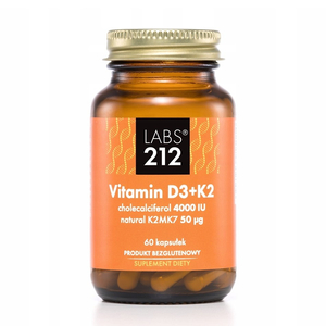 LABS212 Vitamin D3+K2 suplement diety 60 kapsułek