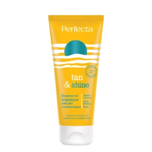 Perfecta Tan & Shine ekspresowo brązujące mleczko rozświetlające do ciała 200ml