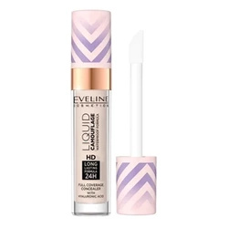 Eveline Cosmetics LIQUID CAMOUFLAGE Wodoodporny korektor kamuflujący z kwasem hialuronowym 01