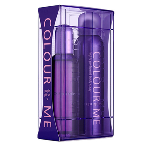 Milton Lloyd Colour Me Purple zestaw woda perfumowana spray 100ml + perfumowany spray do ciała 150ml