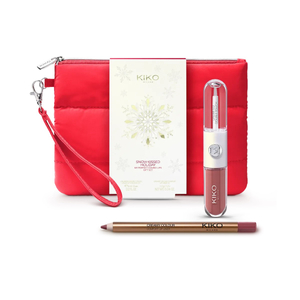 KIKO Milano Snow-Kissed Holiday My Perfect Combo Lips Gift Set zestaw upominkowy do makijażu ust 02 Mauve Buddies