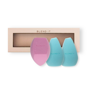 BLEND IT Sponge Zestaw gąbek do makijażu Blue Marble Set